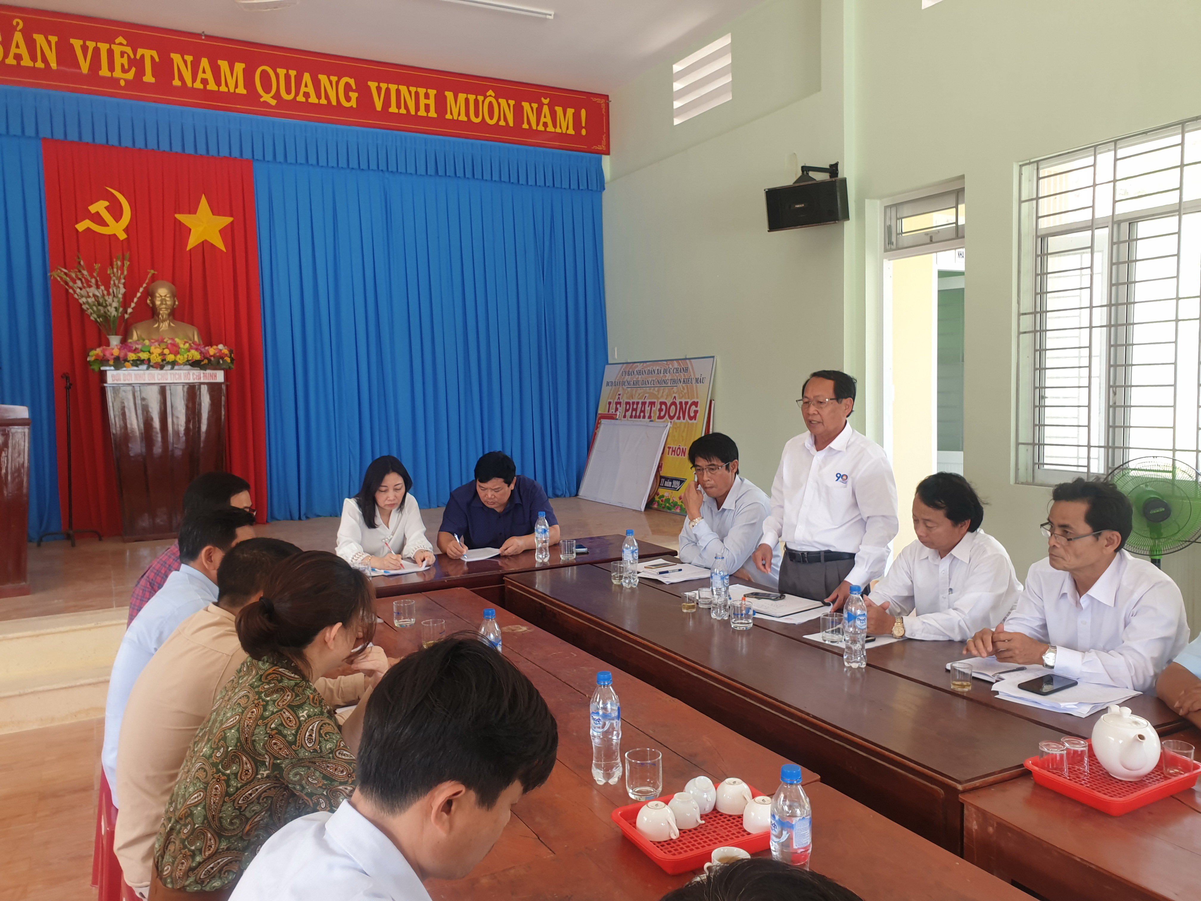 Đoàn công tác Uỷ ban Trung ương Mặt trận tổ quốc Việt Nam kiểm tra công tác hỗ trợ nhân dân khắc phục thiệt hại do mưa lũ gây ra năm 2020 và thực hiện dự án giảm nghèo trên địa bàn huyện Mộ Đức