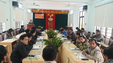 Mộ Đức - Tổng kết nhiệm vụ công tác thuế năm 2020 và triển khai nhiệm vụ giải pháp thu thuế năm 2021