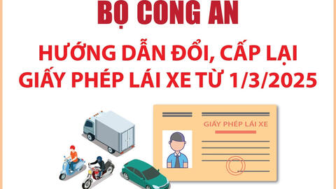 Hướng dẫn Thủ tục cấp lại giấy phép lái xe bị mất trên Cổng dịch vụ công quốc gia