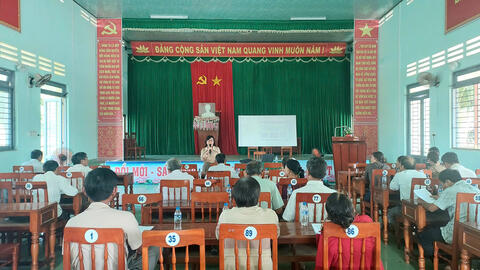 Mộ Đức: Tập huấn thiết lập, cấp Mã số vùng trồng, cơ sở đóng gói đối với một số cây trồng chủ lực trên địa bàn huyện năm 2025