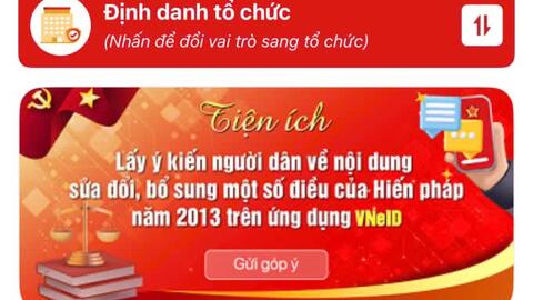 Hơn 4,3 triệu lượt góp ý sửa đổi Hiến pháp qua ứng dụng VNeID