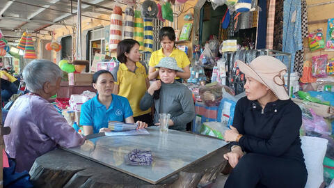 BHXH  Mộ Đức: ra quân hưởng ứng tháng vận động triển khai bhxh toàn dân, truyền thông, vận động người dân tham gia bhxh tự nguyện, bhxh hộ gia đình