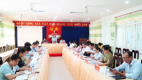 Đảng ủy xã Mộ Đức tổ chức hội nghị Đảng ủy mở rộng lần thứ II, nhiệm kỳ 2025-2030