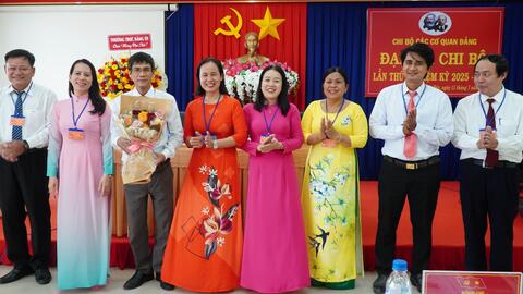 Đại hội chi bộ các cơ quan đảng xã Mộ Đức lần thứ I, nhiệm kỳ 2025 – 2030