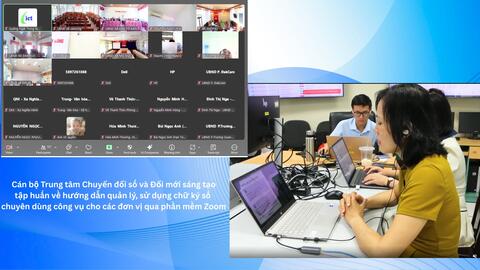 Phó Chủ tịch UBND xã Mộ Đức cùng dự tập huấn về chữ ký số chuyên dùng công vụ