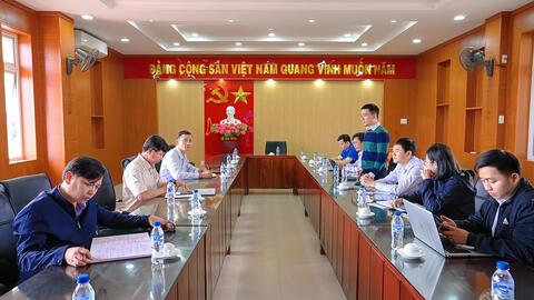 UBND xã Mộ Đức làm việc với VNPT Viễn thông tỉnh Quảng Ngãi về phát triển chính quyền số