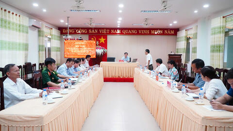 Đảng ủy xã Mộ Đức Hội nghị đánh giá kết quả công tác thông tin, tuyên truyền từ đầu năm 2026 đến nay