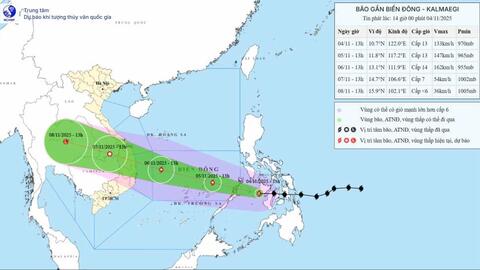 TIN KHẨN: Bão KALMAEGI Cấp 14 Giật Cấp 17 Tiến Gần – Mộ Đức Quyết Liệt Ứng Phó "Từ Sớm, Từ Xa"