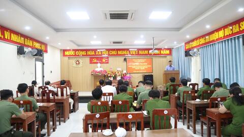 Xã Mộ Đức tổ chức gặp mặt kỷ niệm 80 năm ngày truyền thống Công an nhân dân Việt Nam