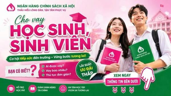 Ngân hàng Chính sách xã hội – Đồng hành cùng sinh viên năm học mới